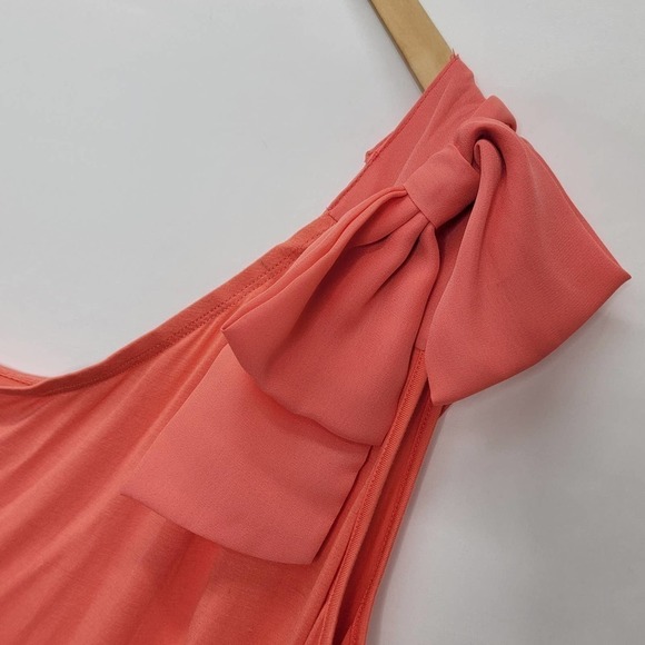 THE Limited Women’s Top M Small Orange Bow On Shoulder - Picture 6 of 16